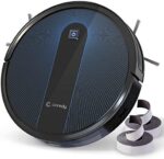 Coredy Robotic Vacuum Cleaner, Increase Mind, 2500Pa Tremendous-Sturdy Suction, Boundary Strips Included, 360° Sensible Sensor Safety, Extremely Slim, R650 Robotic Vacuum, Cleans Laborious Ground to Carpets